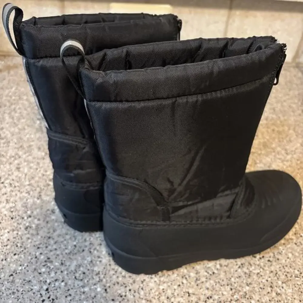 Northside Winter Boots Frosty‎ Polar Reflective Black Youth Sz: 3